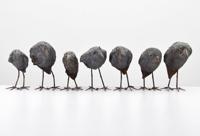 7 Folk Art Metal Life-Size Bird Sculptures - Sold for $1,500 on 05-15-2021 (Lot 281).jpg